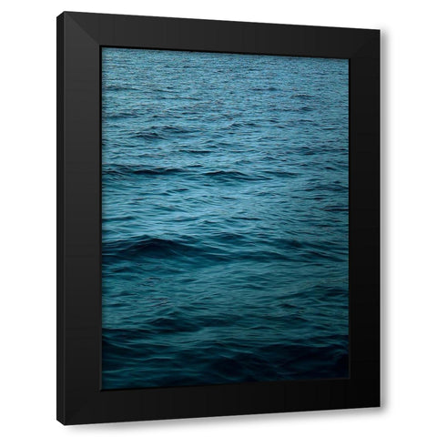 Ocean 15 Black Modern Wood Framed Art Print by Winstanley, Ian