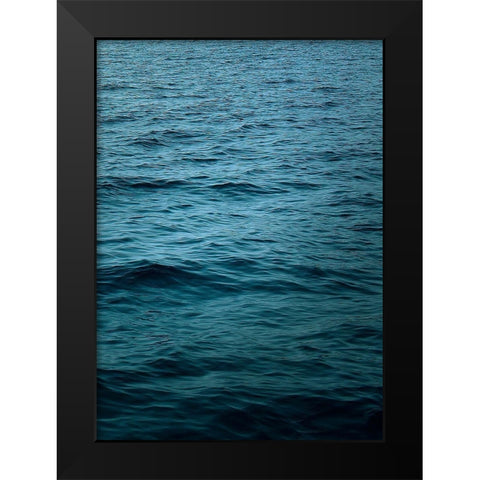 Ocean 15 Black Modern Wood Framed Art Print by Winstanley, Ian
