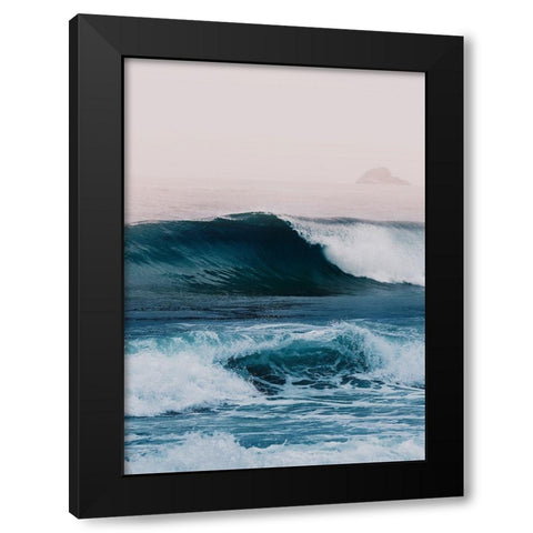 Ocean 14 Black Modern Wood Framed Art Print with Double Matting by Winstanley, Ian