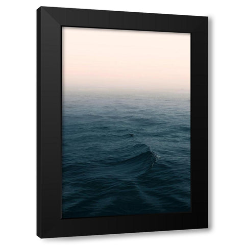 Ocean 5 Black Modern Wood Framed Art Print with Double Matting by Winstanley, Ian