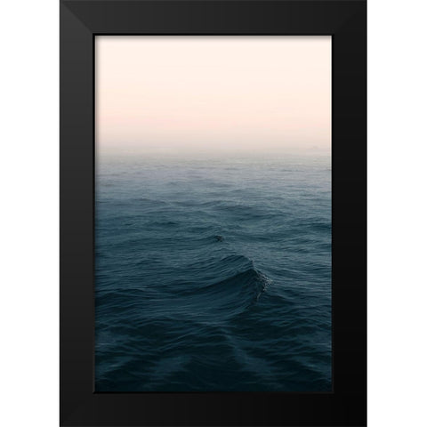 Ocean 5 Black Modern Wood Framed Art Print by Winstanley, Ian