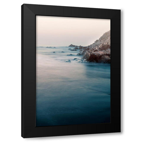 Ocean 3 Black Modern Wood Framed Art Print with Double Matting by Winstanley, Ian