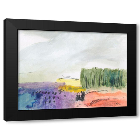 Belonging No. 2 Black Modern Wood Framed Art Print by Weiss, Jan