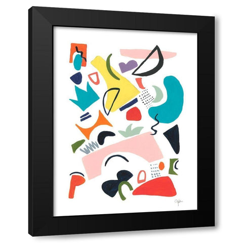 Atomic Ranch No. 1 Black Modern Wood Framed Art Print by Weiss, Jan