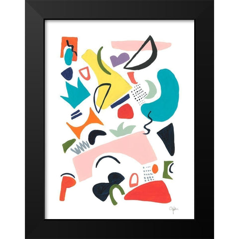 Atomic Ranch No. 1 Black Modern Wood Framed Art Print by Weiss, Jan