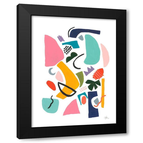 Atomic Ranch No. 3 Black Modern Wood Framed Art Print by Weiss, Jan