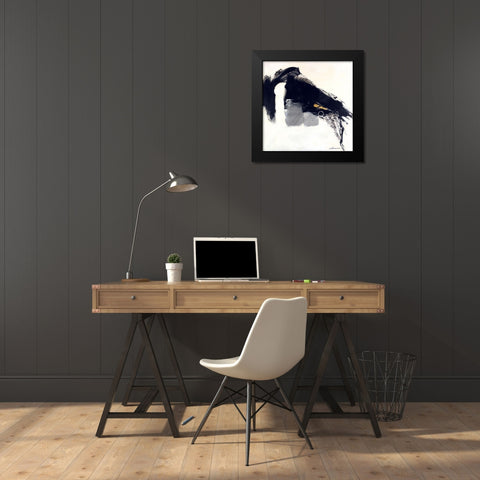 The Homestead Black Modern Wood Framed Art Print by Wild, Beau