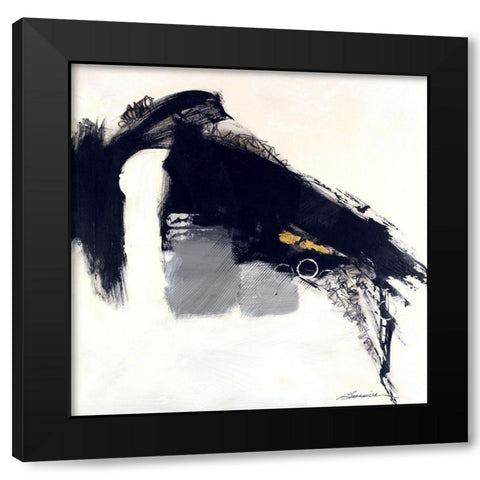 The Homestead Black Modern Wood Framed Art Print by Wild, Beau