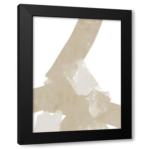 Modern Neutrals No. 1 Black Modern Wood Framed Art Print by Wong, Brandon