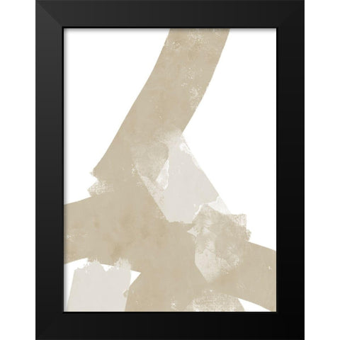 Modern Neutrals No. 1 Black Modern Wood Framed Art Print by Wong, Brandon