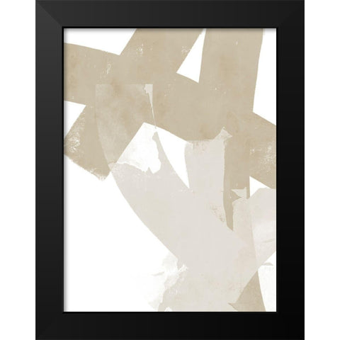 Modern Neutrals No. 2 Black Modern Wood Framed Art Print by Wong, Brandon