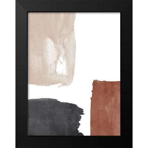 Terracotta No. 2 Black Modern Wood Framed Art Print by Wong, Brandon