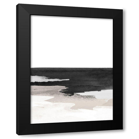 Nordic Landscape No. 1 Black Modern Wood Framed Art Print by Wong, Brandon