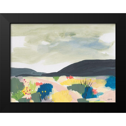 Take Root In The Arid Soil 1 Black Modern Wood Framed Art Print by Weiss, Jan