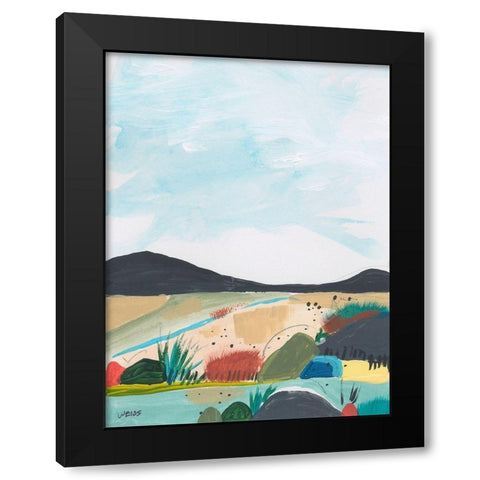 Leaving Behind 1 Black Modern Wood Framed Art Print by Weiss, Jan