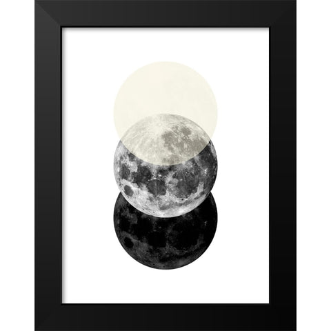 Black Beige No. 3 Black Modern Wood Framed Art Print by Wong, Brandon