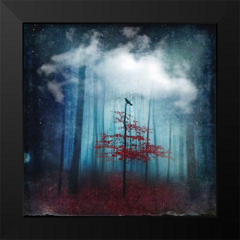 Dream State Black Modern Wood Framed Art Print by Wustenhagen, Dirk