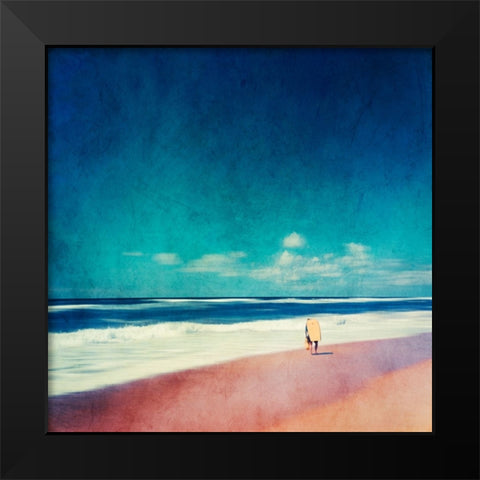 Summer Days No. 2 Black Modern Wood Framed Art Print by Wustenhagen, Dirk