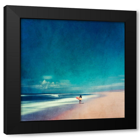 Summer Days No. 1 Black Modern Wood Framed Art Print with Double Matting by Wustenhagen, Dirk