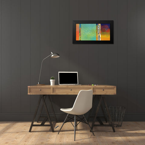 Nighttime One Black Modern Wood Framed Art Print by Weiss, Jan