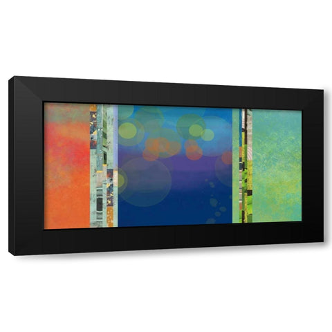 Nighttime Two Black Modern Wood Framed Art Print with Double Matting by Weiss, Jan
