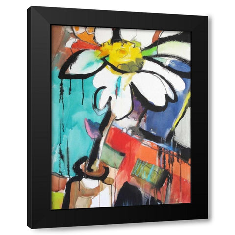 Kitchen Windowsill Black Modern Wood Framed Art Print by Weil, Emily