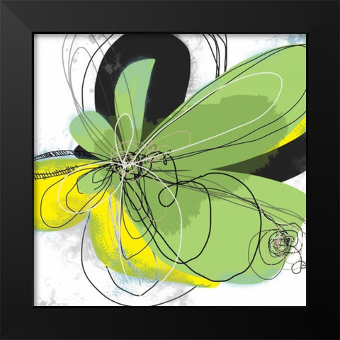 Joyful Soul 1 Black Modern Wood Framed Art Print by Weiss, Jan