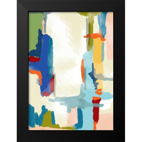 Deconstructed Landscape 1 Black Modern Wood Framed Art Print by Weiss, Jan
