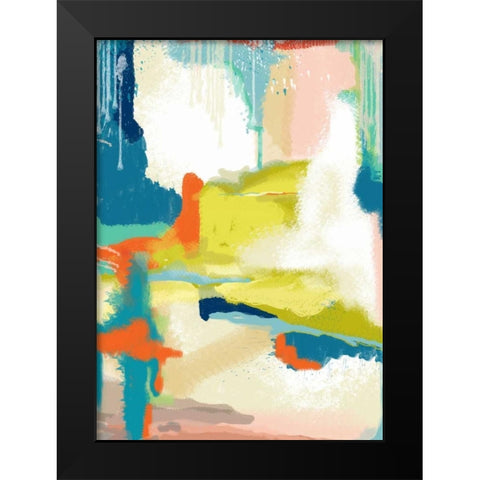 Deconstructed Landscape 2 Black Modern Wood Framed Art Print by Weiss, Jan