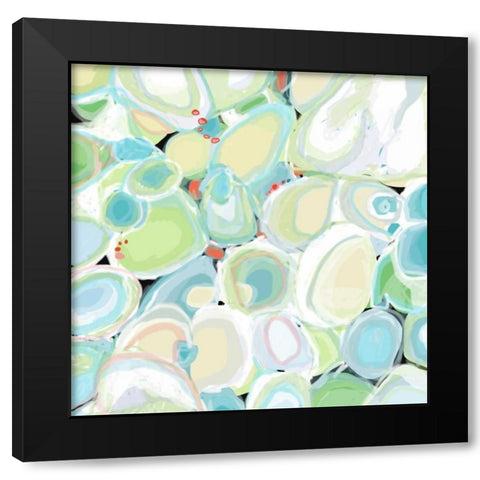 Mint Cocktail Black Modern Wood Framed Art Print by Weiss, Jan