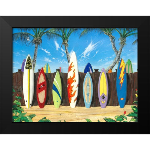 Back to Back Champions Black Modern Wood Framed Art Print by Westmoreland, Scott