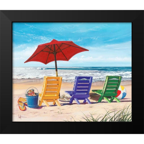 Beachy Keen Black Modern Wood Framed Art Print by Westmoreland, Scott