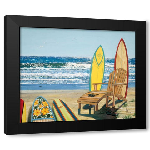 Board Meeting Black Modern Wood Framed Art Print with Double Matting by Westmoreland, Scott