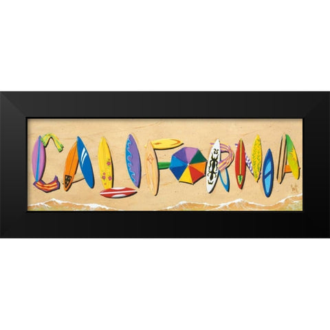 California Black Modern Wood Framed Art Print by Westmoreland, Scott