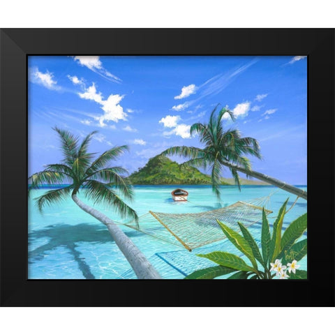 Furlough Day Black Modern Wood Framed Art Print by Westmoreland, Scott