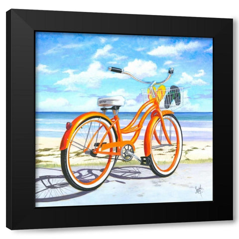 My Orange Pride Black Modern Wood Framed Art Print with Double Matting by Westmoreland, Scott