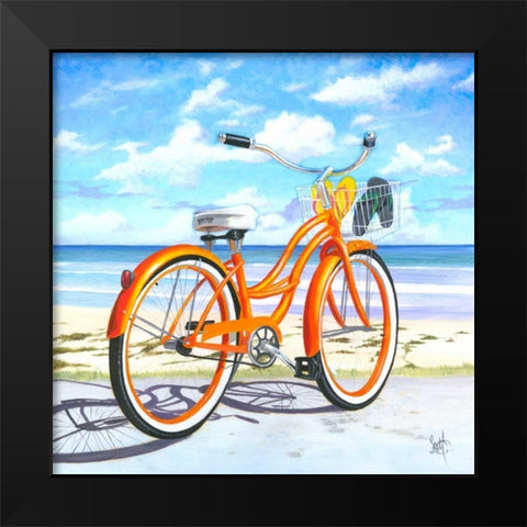My Orange Pride Black Modern Wood Framed Art Print by Westmoreland, Scott