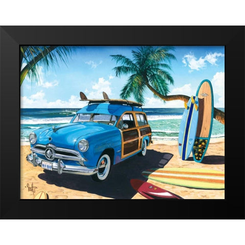 Old Friends Black Modern Wood Framed Art Print by Westmoreland, Scott