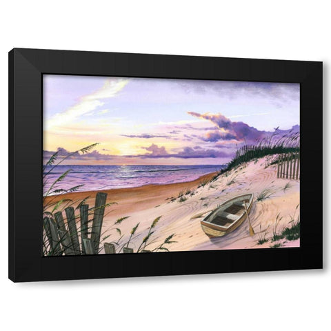 Pastel Point Black Modern Wood Framed Art Print with Double Matting by Westmoreland, Scott