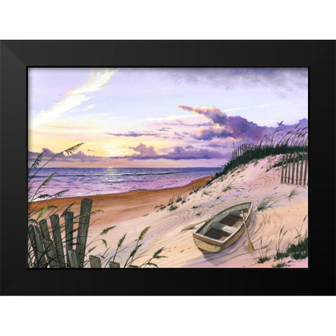 Pastel Point Black Modern Wood Framed Art Print by Westmoreland, Scott