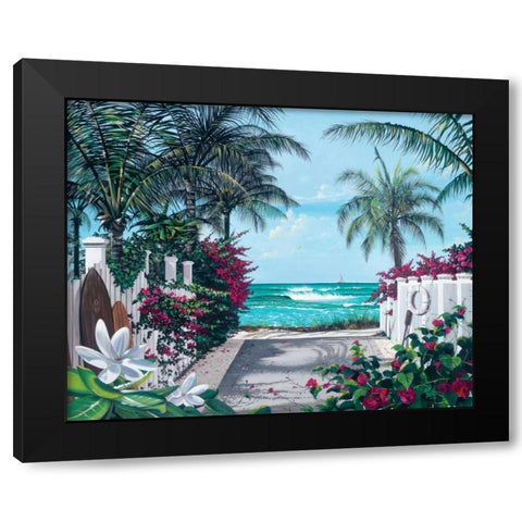 Pathway to Paradise Black Modern Wood Framed Art Print by Westmoreland, Scott