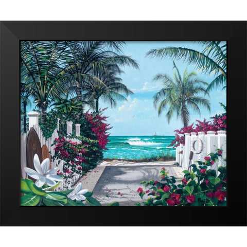 Pathway to Paradise Black Modern Wood Framed Art Print by Westmoreland, Scott
