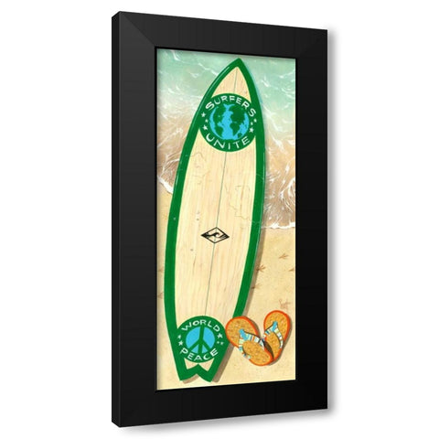 Peace Pilgrim Black Modern Wood Framed Art Print with Double Matting by Westmoreland, Scott