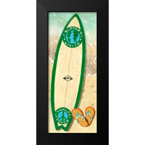 Peace Pilgrim Black Modern Wood Framed Art Print by Westmoreland, Scott