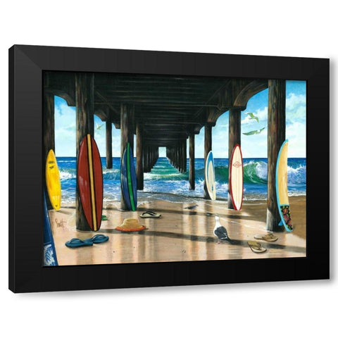 Pier Group Black Modern Wood Framed Art Print with Double Matting by Westmoreland, Scott