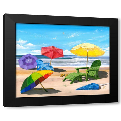 Sun Screen Black Modern Wood Framed Art Print by Westmoreland, Scott