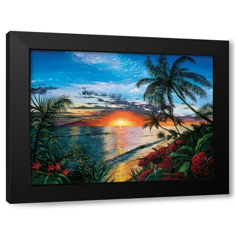 Sunset Serenade Black Modern Wood Framed Art Print with Double Matting by Westmoreland, Scott