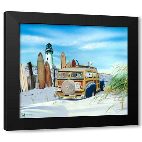 Gâ€™Day Mate Black Modern Wood Framed Art Print with Double Matting by Westmoreland, Scott