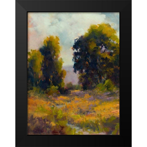Eucalyptus Path Black Modern Wood Framed Art Print by Weil, Alice