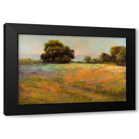 Spring Meadow Black Modern Wood Framed Art Print by Weil, Alice